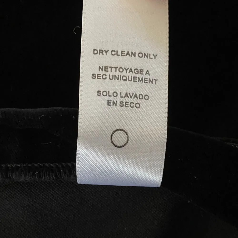 Black Velvet Flare Pants - Picture 8 of 9